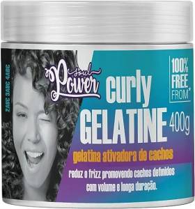 Gelatina definição, menos frizz Soul power4